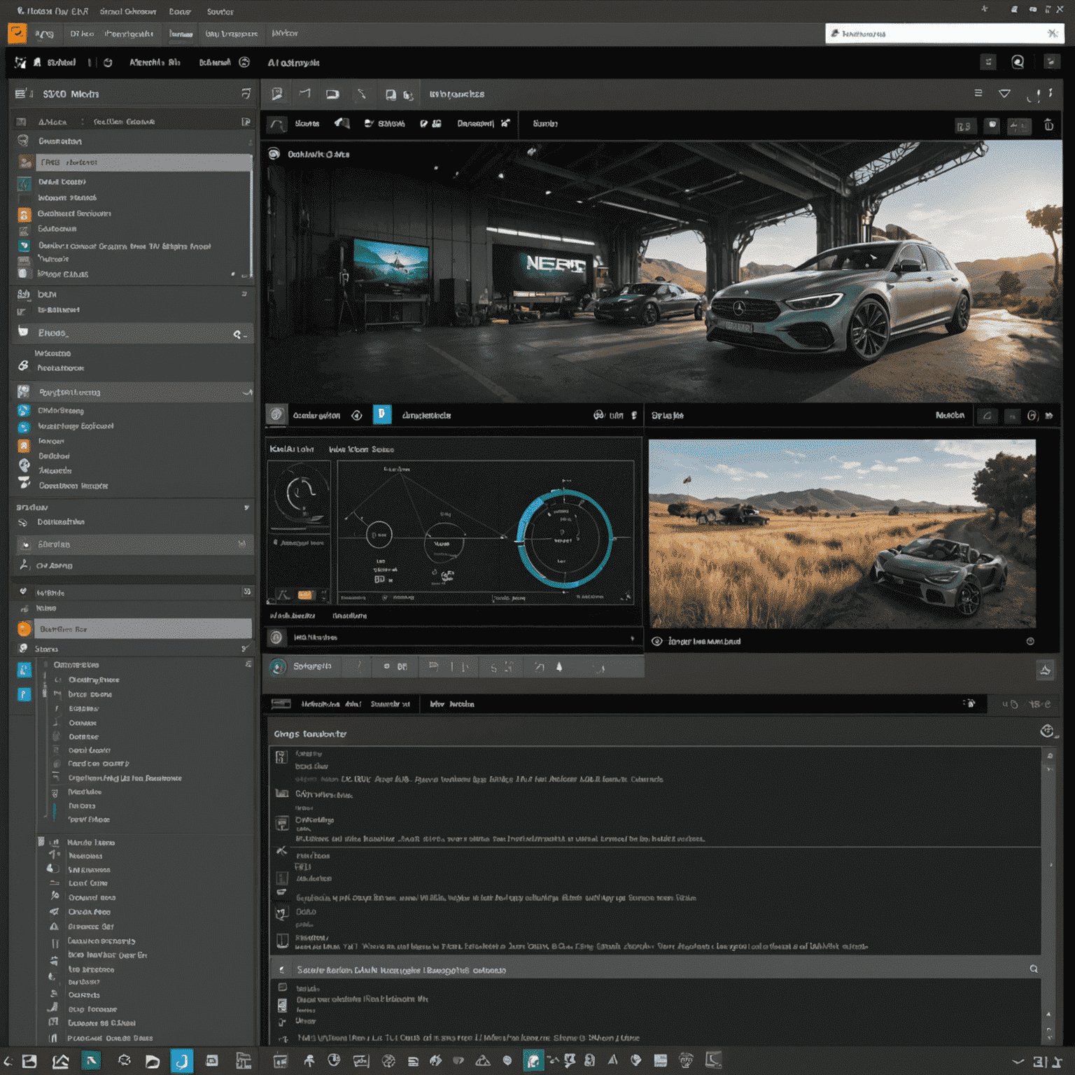 OBS Studio interface showing main controls, scenes, and sources