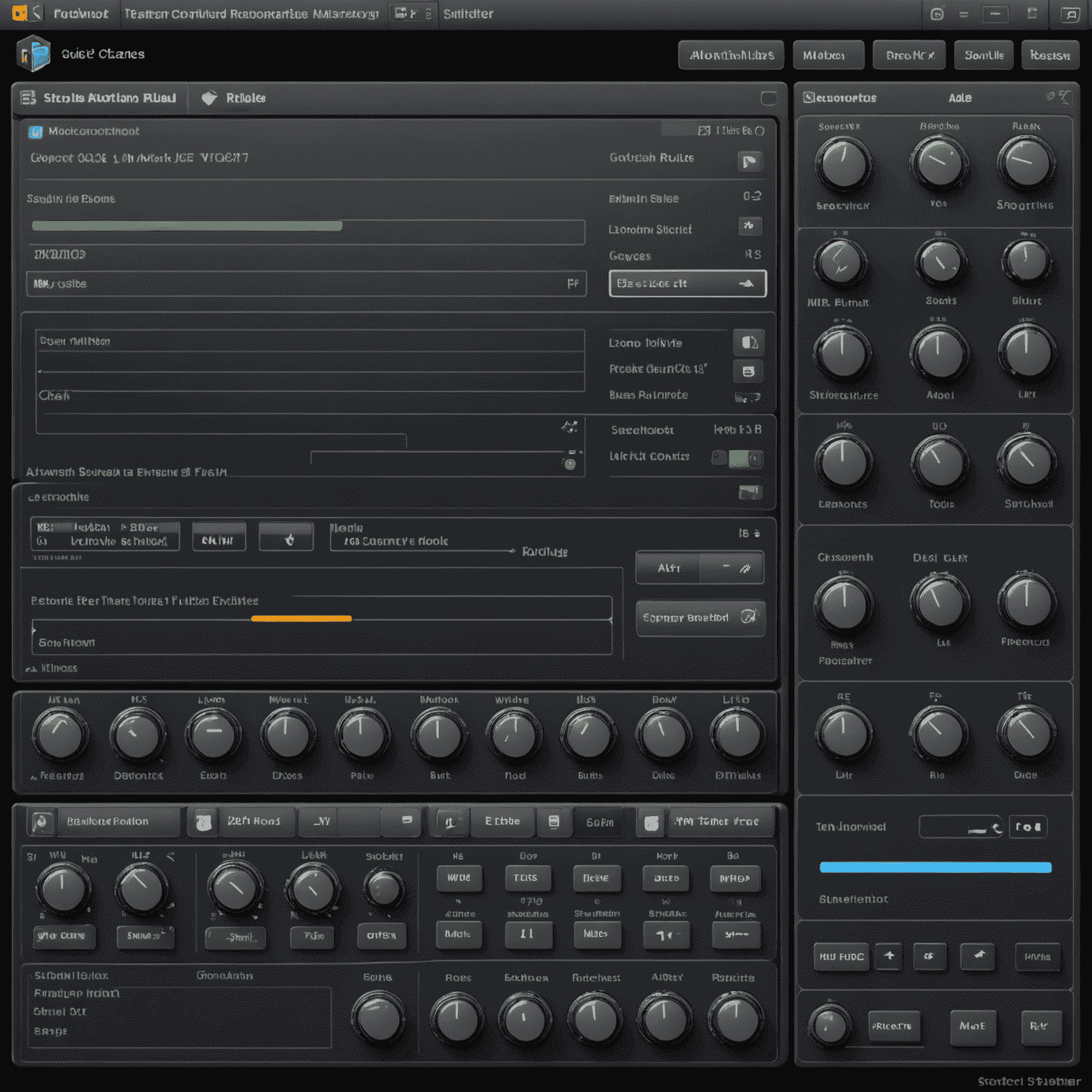 Advanced Scene Switcher interface showing complex automation rules